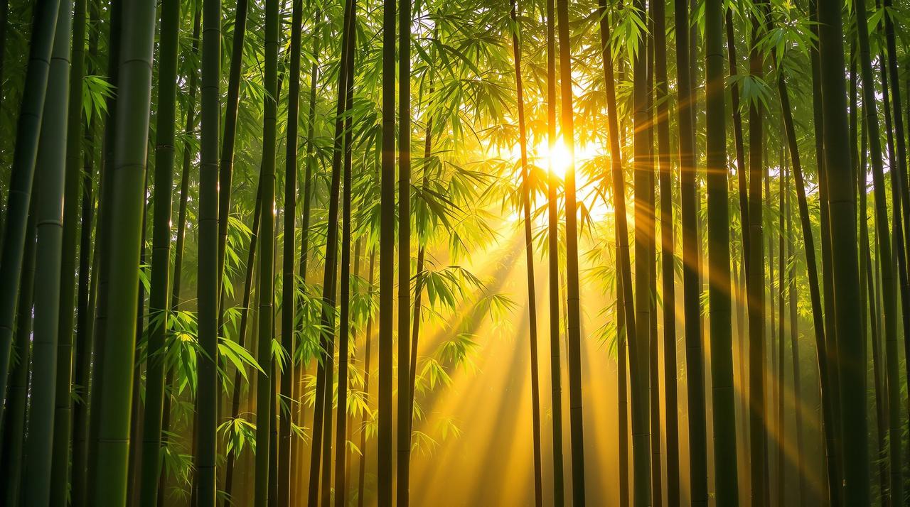 竹林晨练:蜀南竹海的秘境
